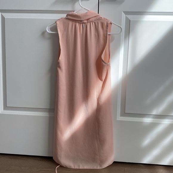 Aritzia Wilfred Sabine Pink Wrap Mini Dress - Picture 6 of 6